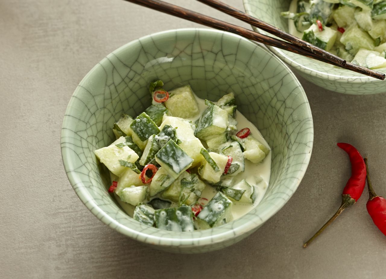 Gurken-Wasabi-Salat