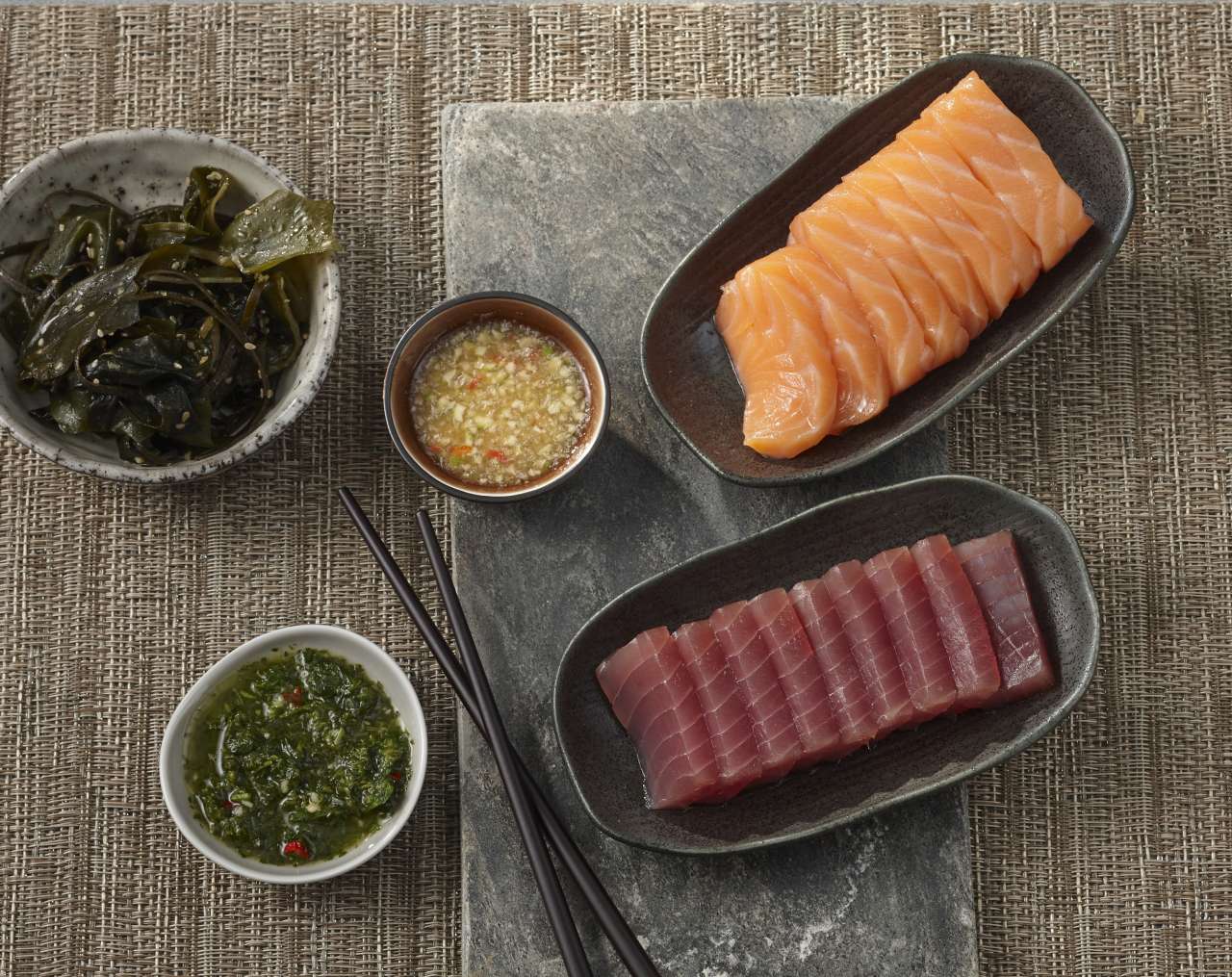Rezept: Sashimi vom Lachs & Thunfisch Rezept: Sashimi vom Lachs & Thunfisch