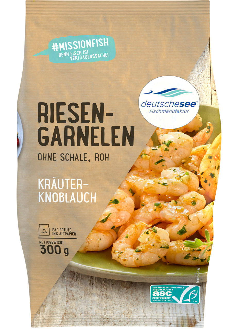 Riesengarnelen Kräuter-Knoblauch Riesengarnelen Kräuter-Knoblauch