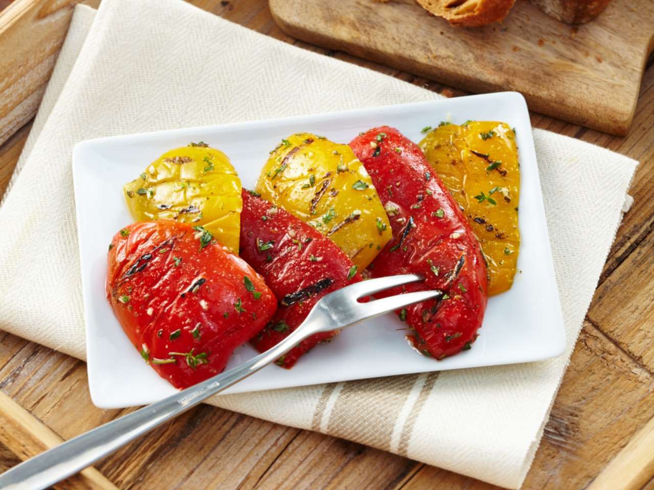 Gegrillte Paprika