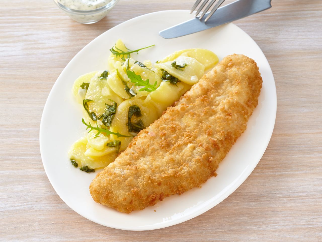 Alaska-Seelachsfilet, paniert