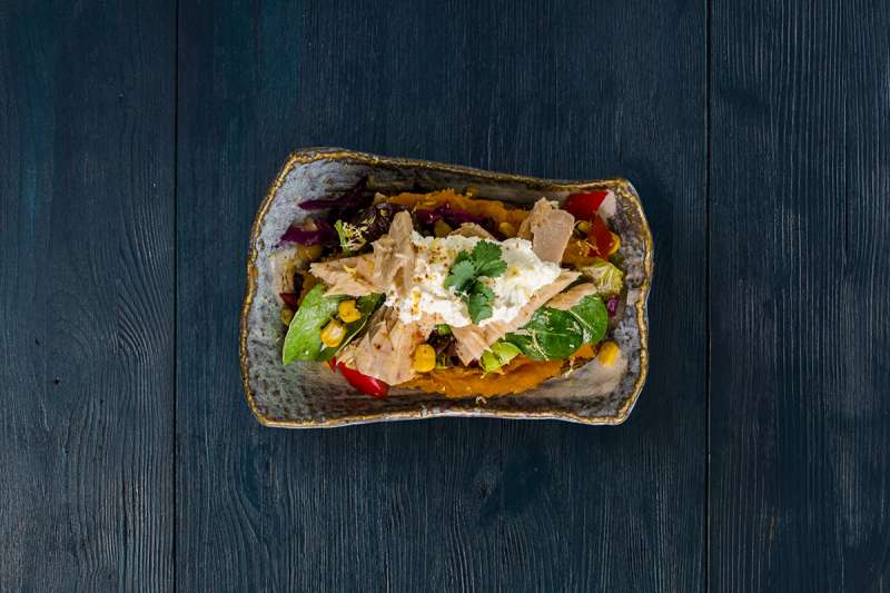Kumpir mit Thunfisch