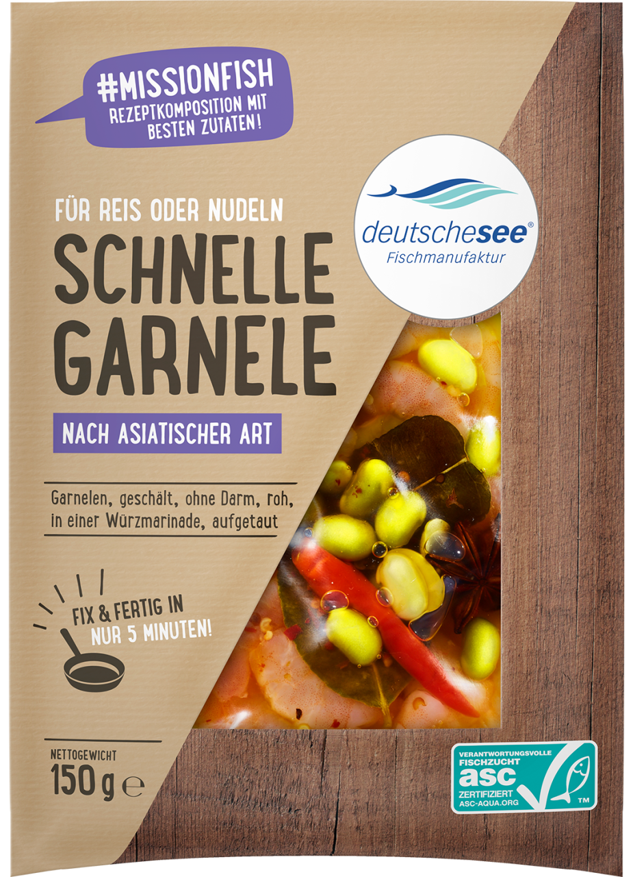 Schnelle Garnele nach Asiatischer Art Schnelle Garnele nach Asiatischer Art