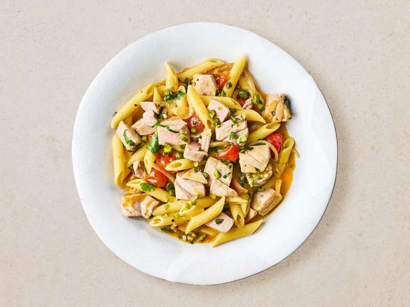 Pasta mit Thunfisch und Pistazien 