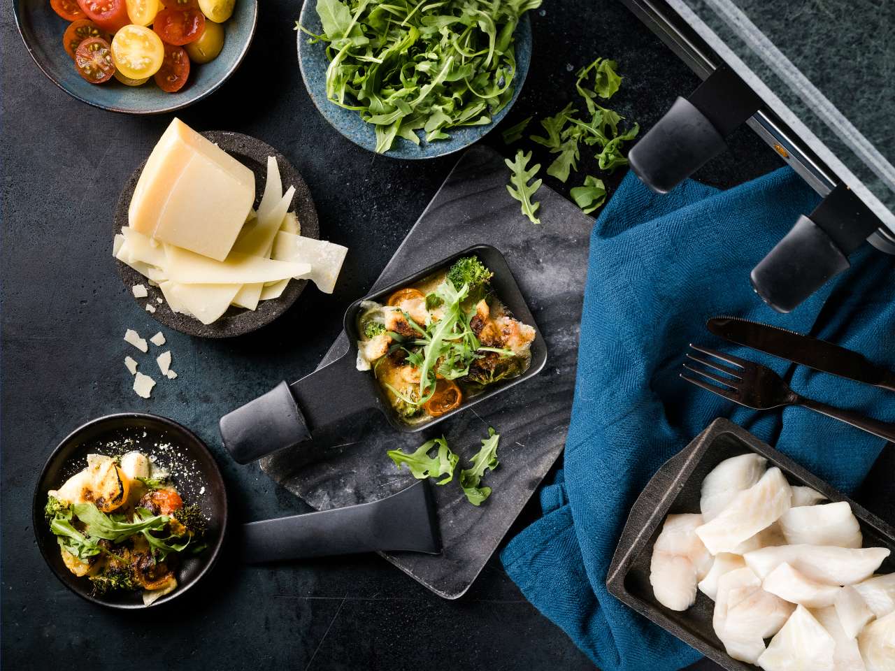 Mediterranes Pfännchen aus dem Raclette