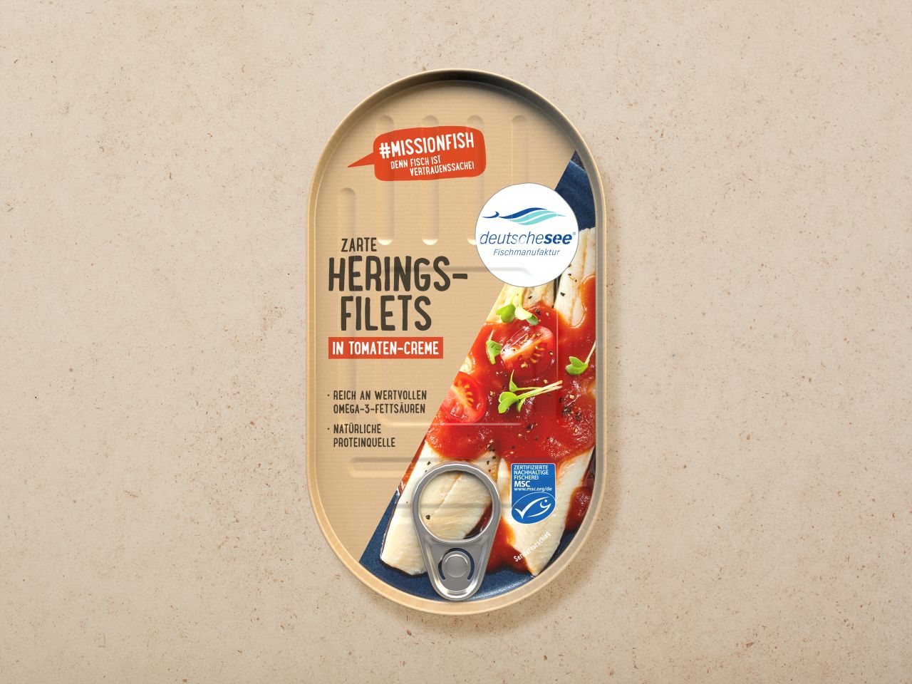 Heringsfilets in Tomaten-Creme Heringsfilets in Tomaten-Creme