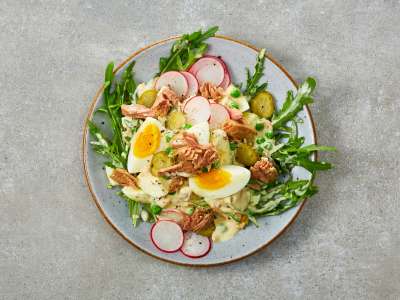 Eiersalat mit Thunfisch  Eiersalat mit Thunfisch