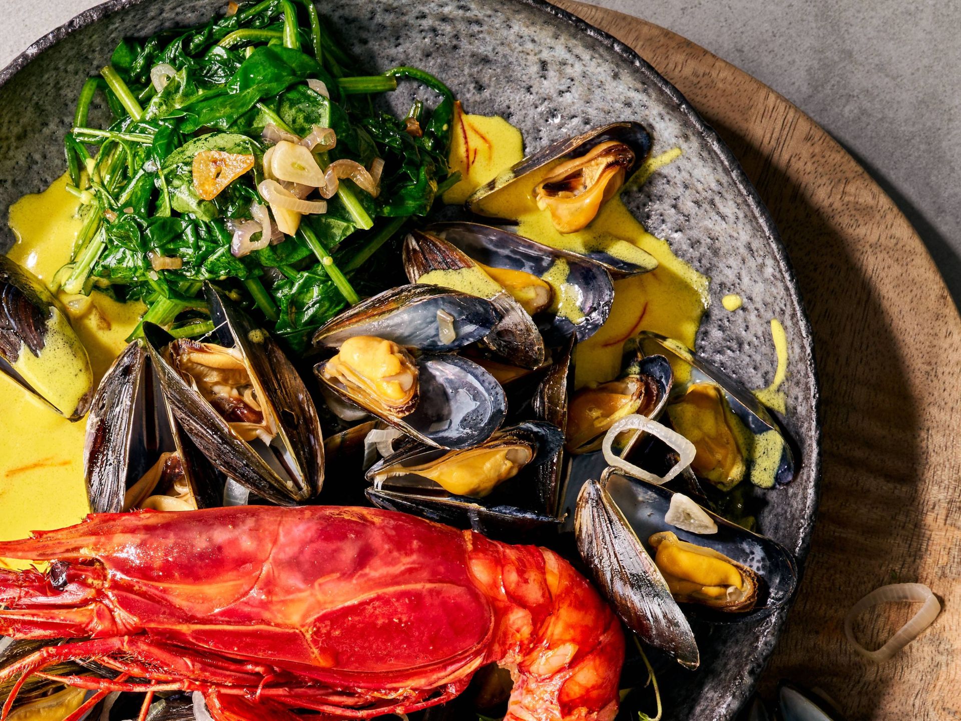 Cataplana mit Muscheln