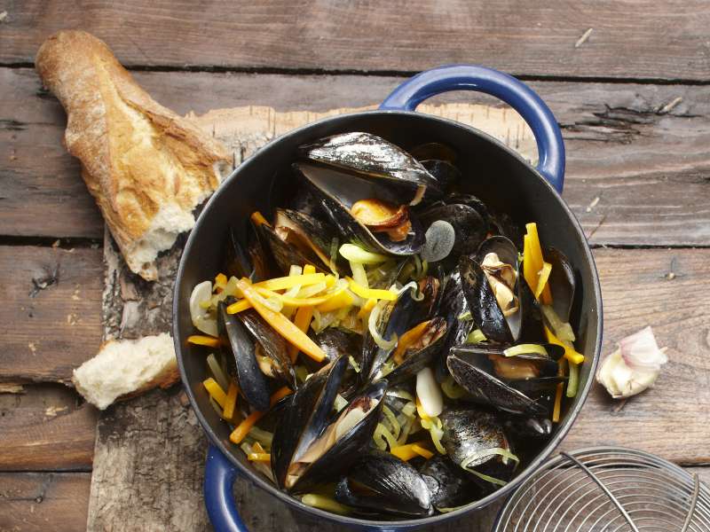 Miesmuscheln bretonisch