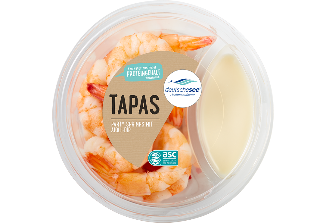 Party Shrimps mit Aioli-Dip