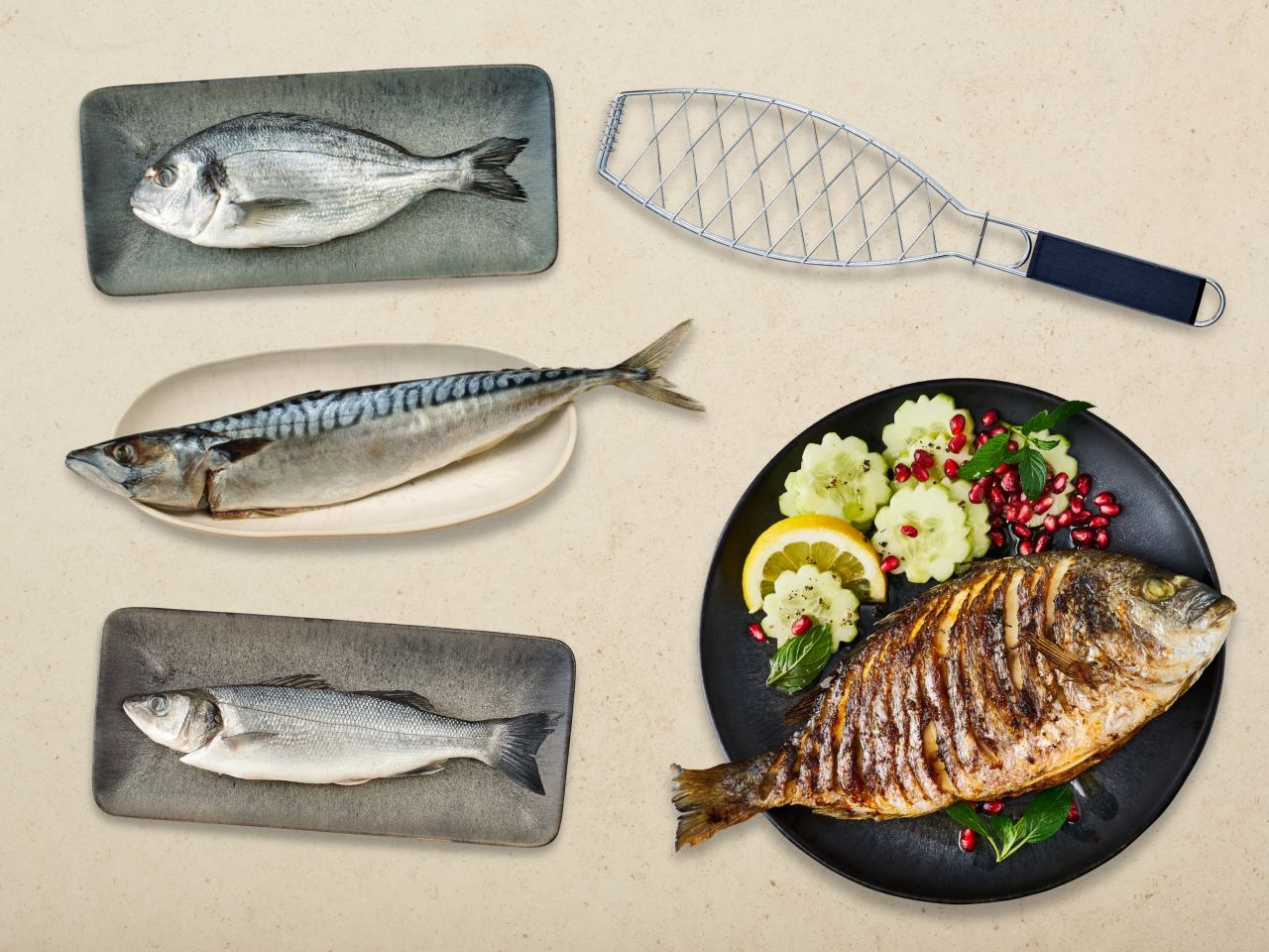 Bundle »Grillgenuss mit ganzen Fischen«