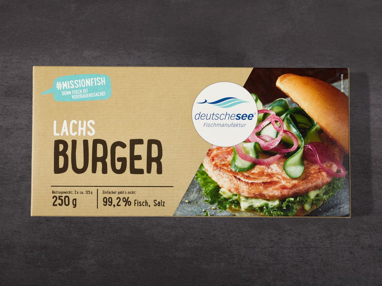 Lachs Burger