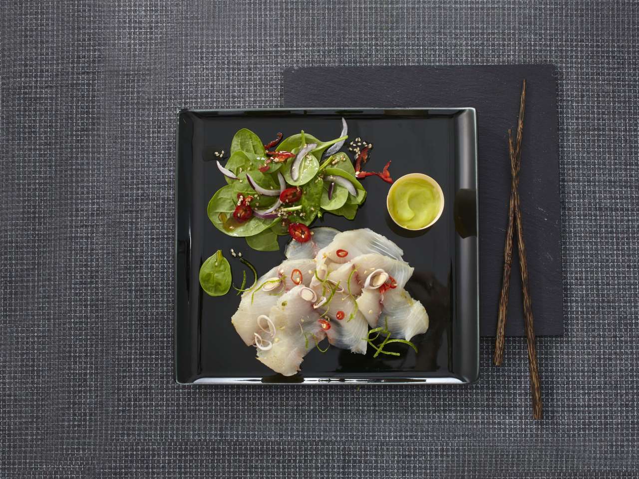 Rezept: Gebeizte Gelbschwanzmakrele Asia-Style