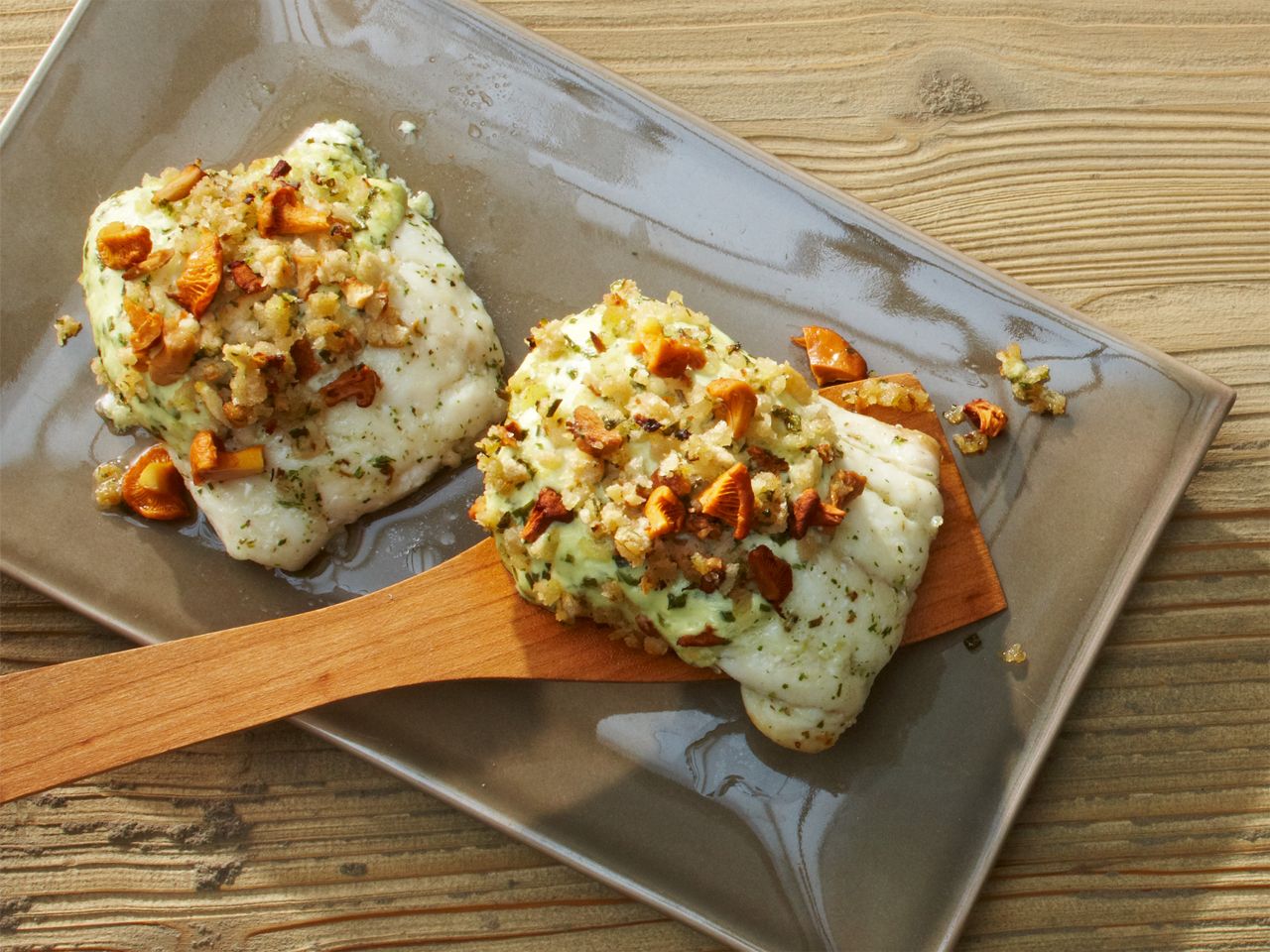 Kabeljaufilet »Pfifferlingskruste«