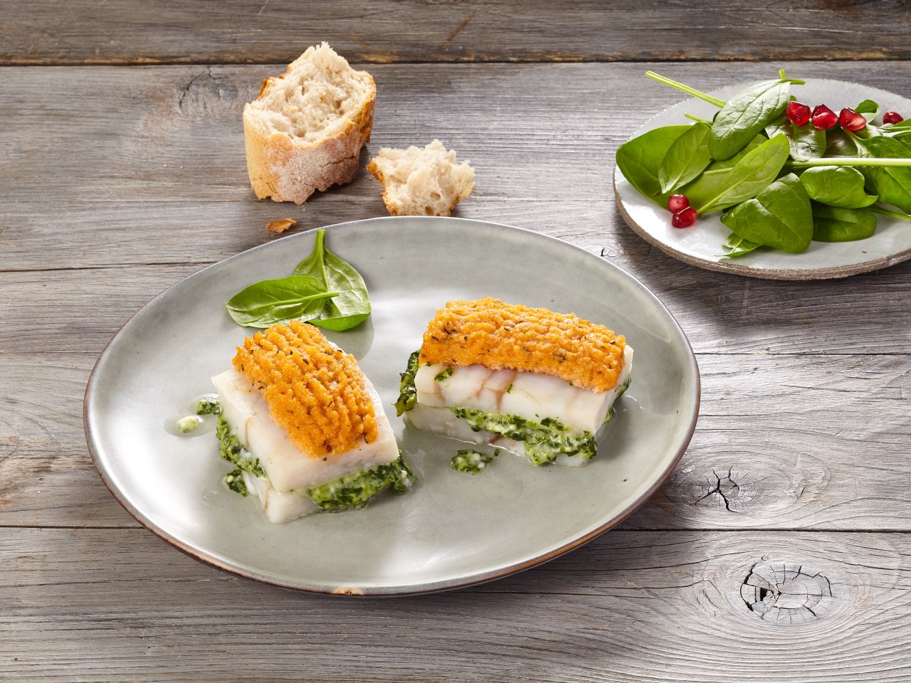 Gourmet-Würfel Alaska-Seelachs „Spinat“ 