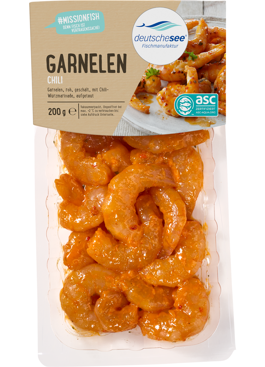 Garnelen in Chili-Marinade