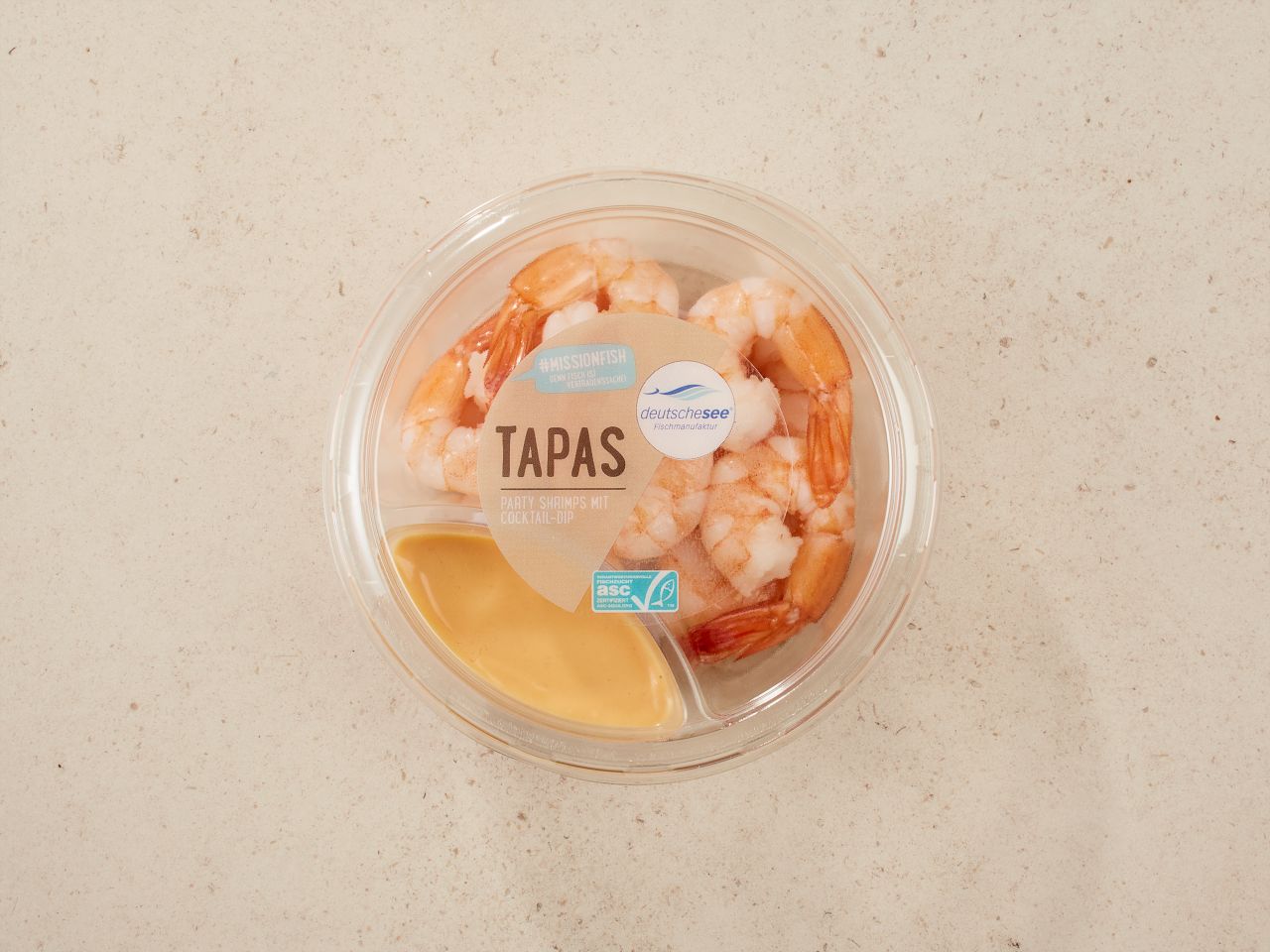 Tapas »Party Shrimps mit Cocktail-Dip«