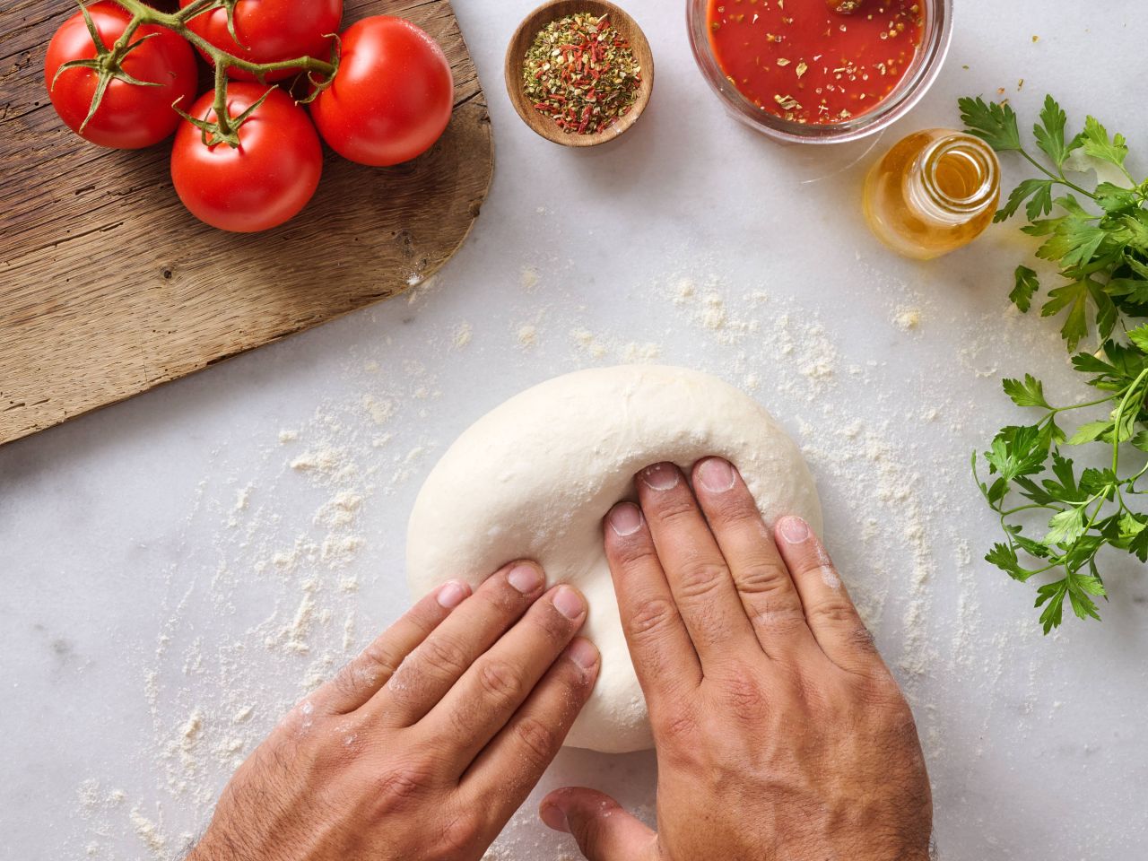 Freda Pizza-Teiglinge »Teichners« · 4 Stück · handgeformt