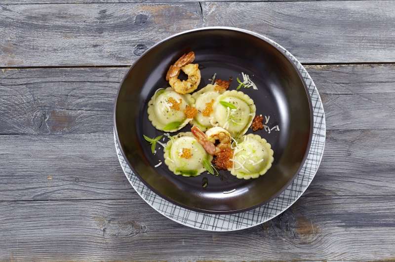 Garnelen-Ravioli