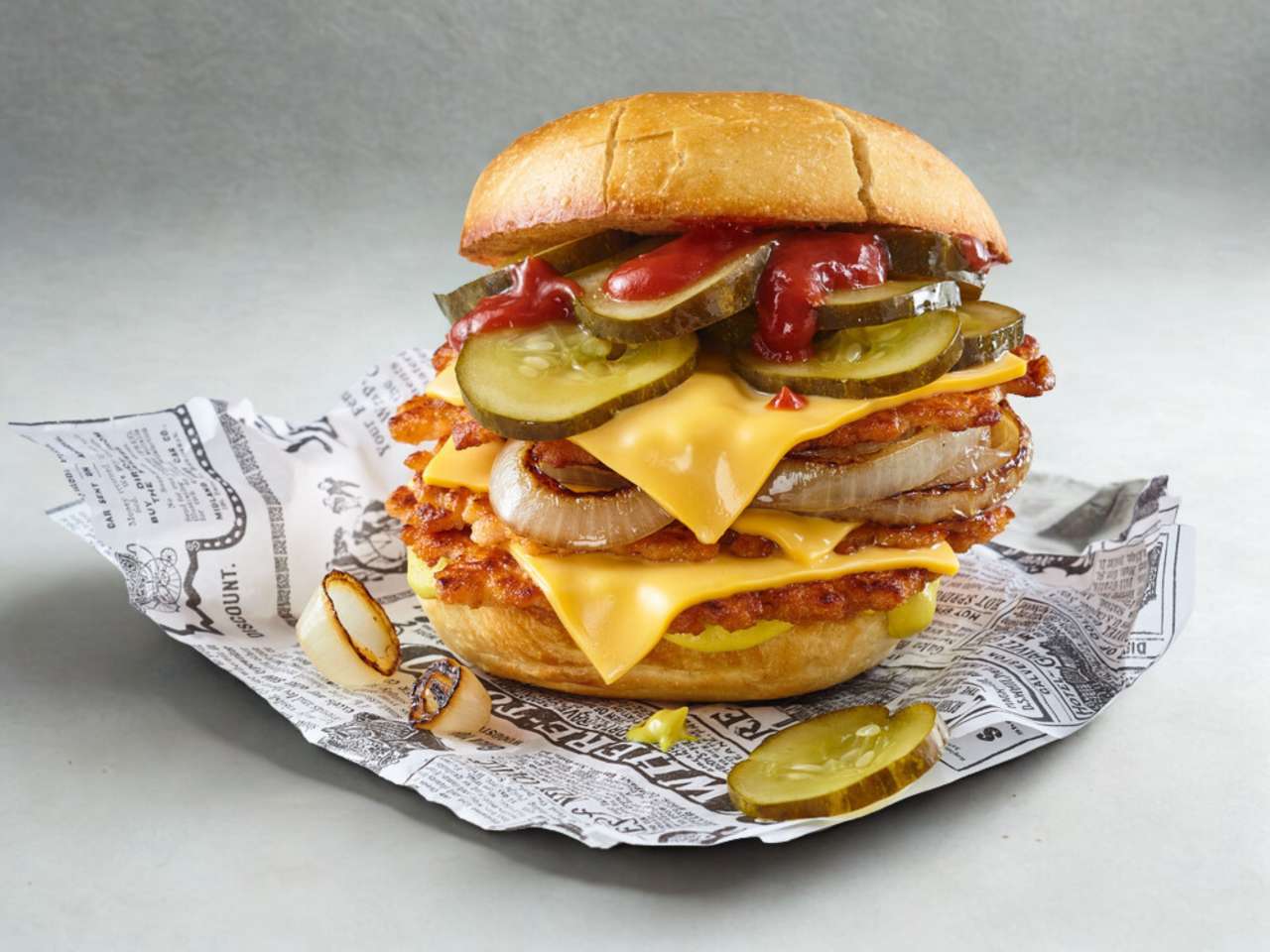 Lachs-Smashed-Burger  Lachs-Smashed-Burger