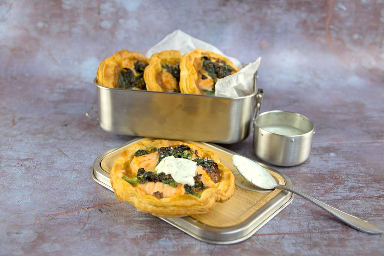 Lachs-Spinat-Quiche