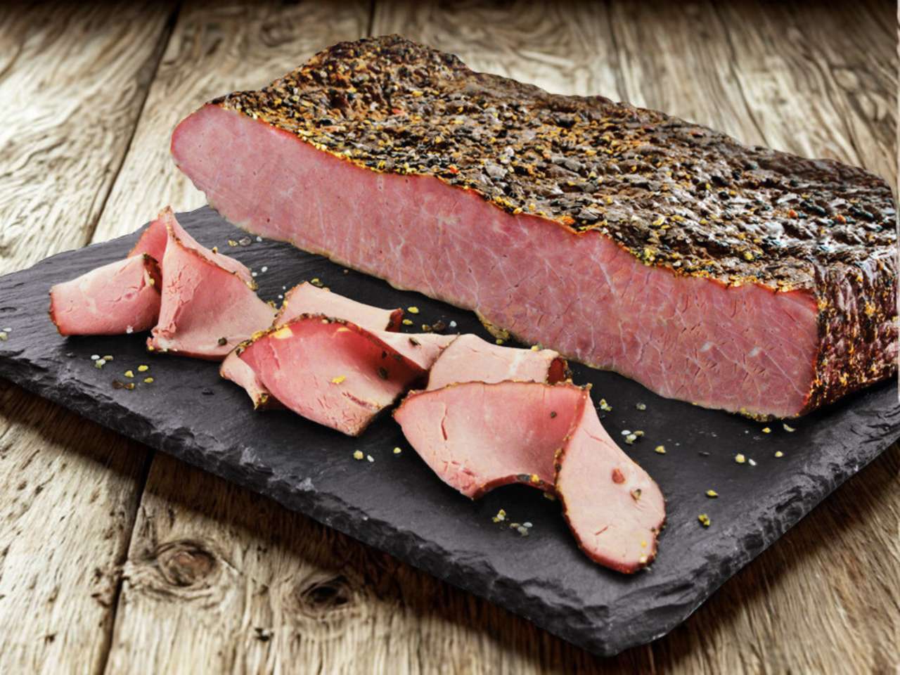 Rinder-Pastrami "Steak-Pfeffer"
