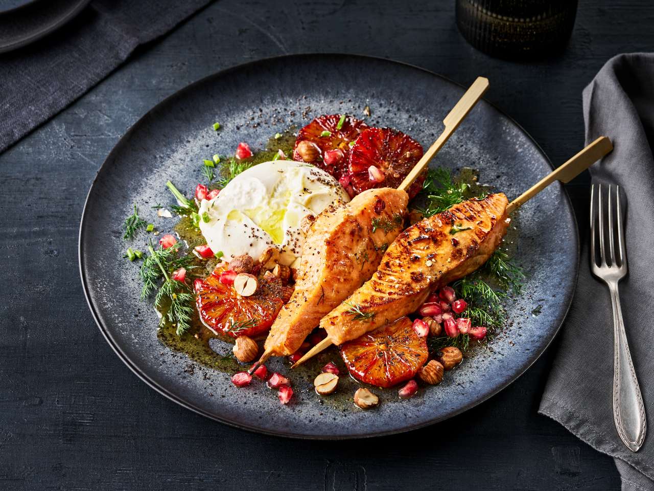 Bio-Lachsfilet mit Haut · TK