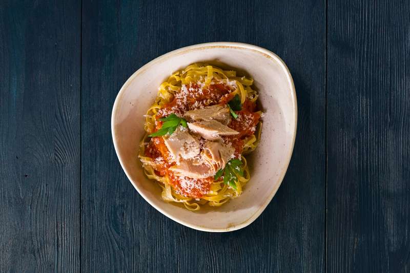 Spaghetti mit Thunfisch