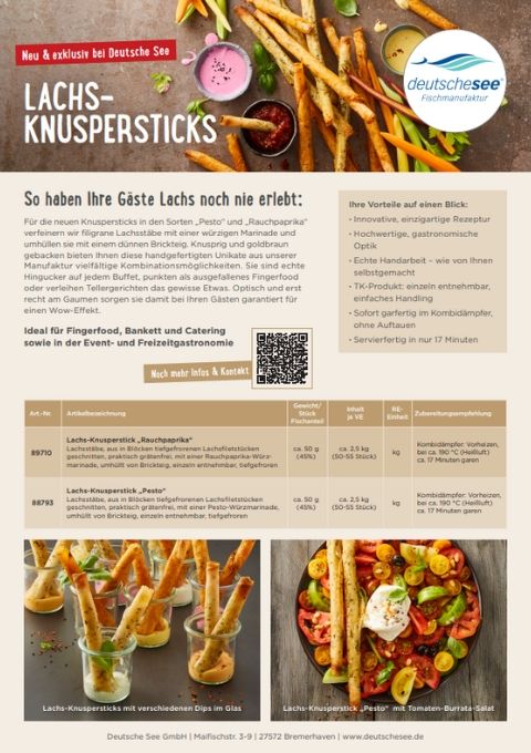 Lachs-Knuspersticks