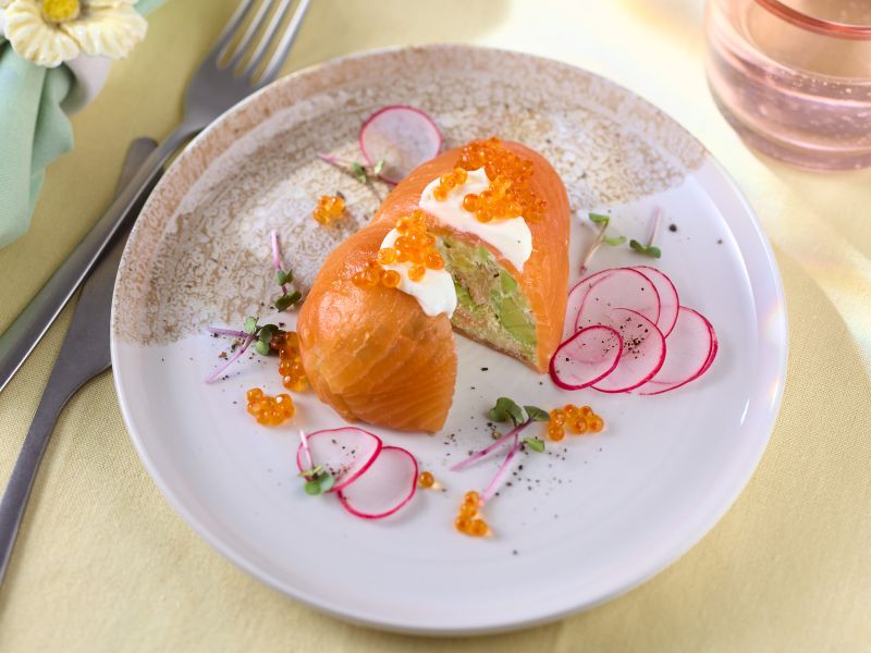 Räucherlachs-
Osterei