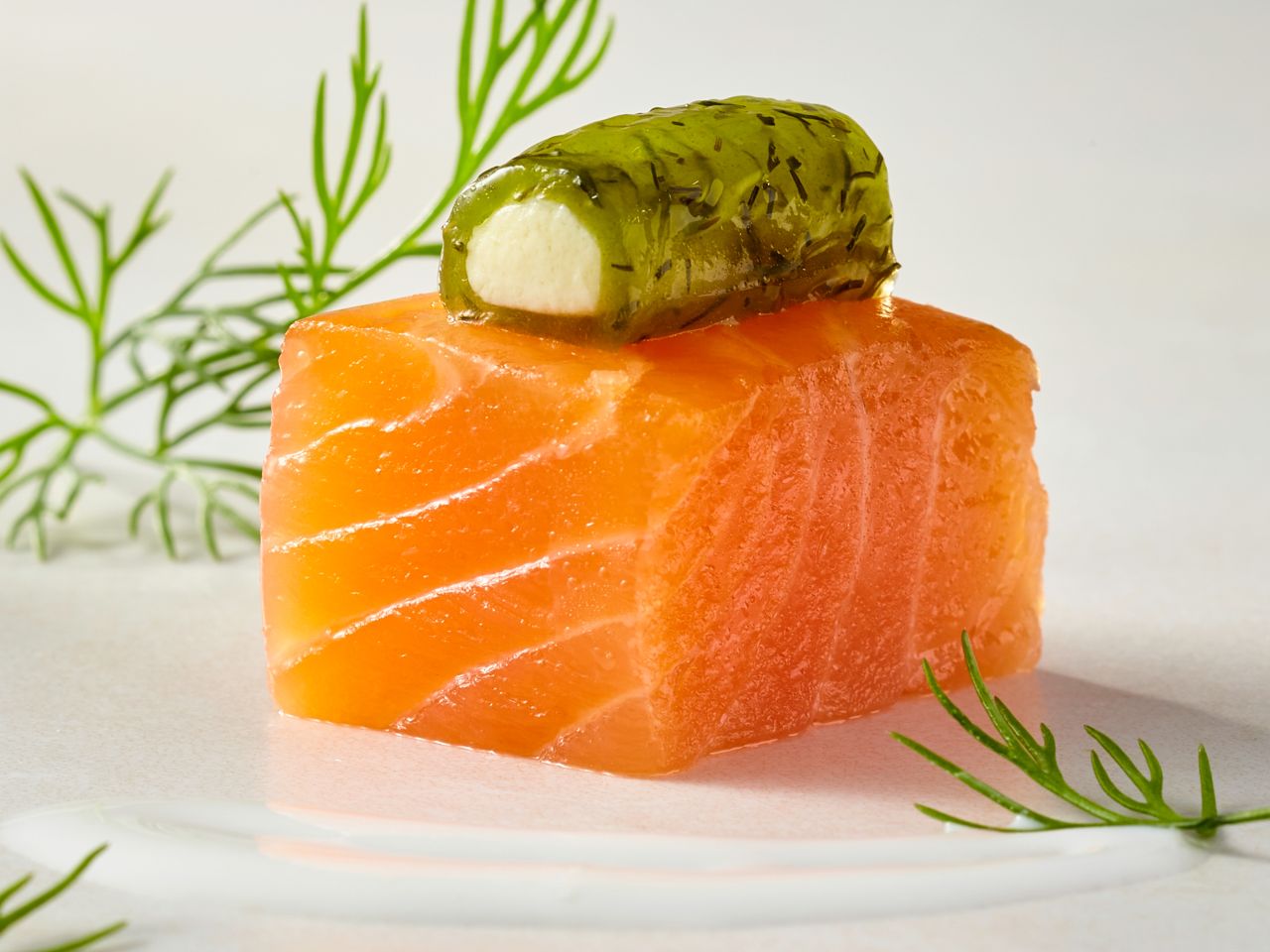 Lachs-Gurken-Cannelloni