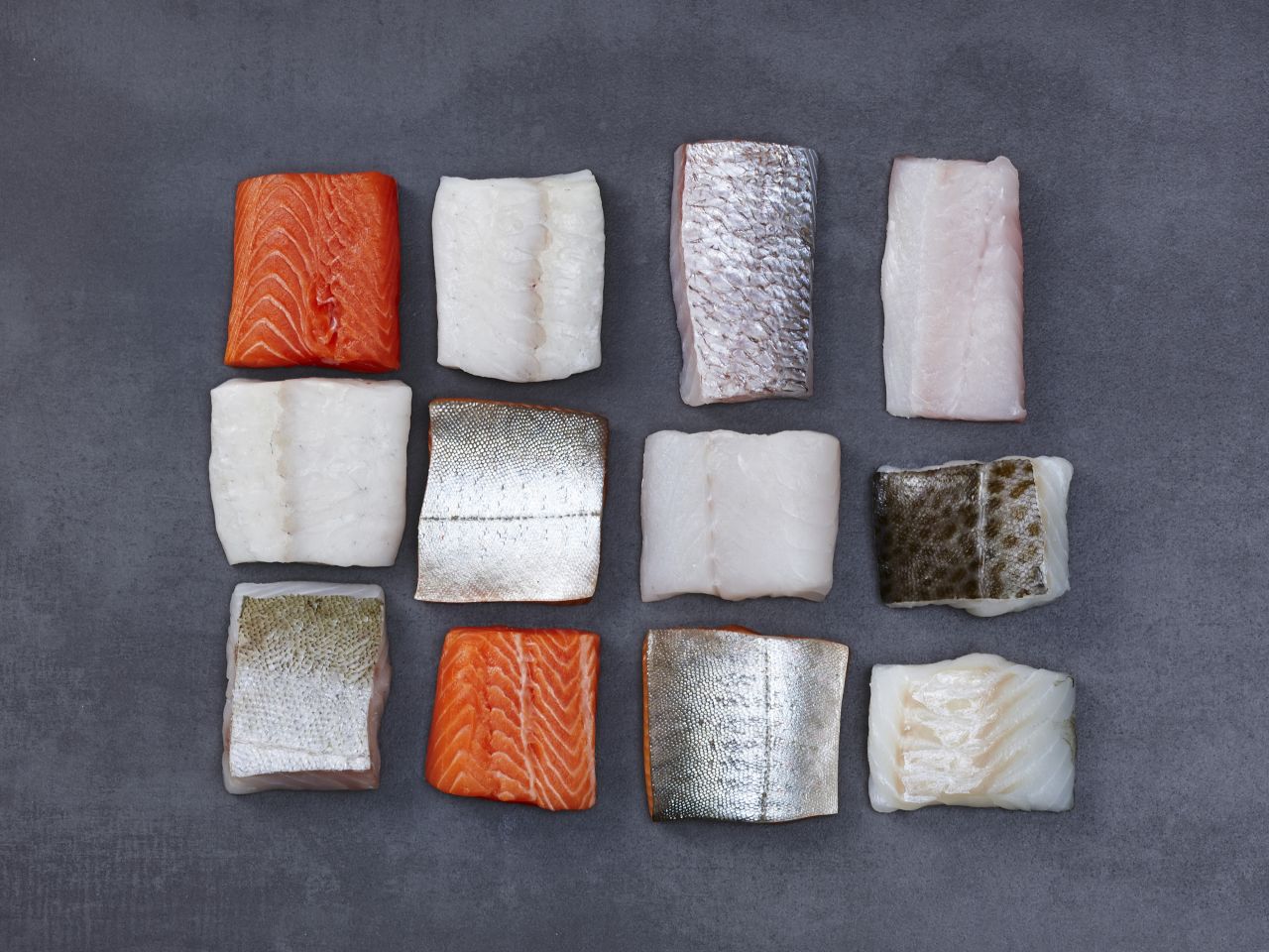 Handfiletierte Portionen Handfiletierte Portionen