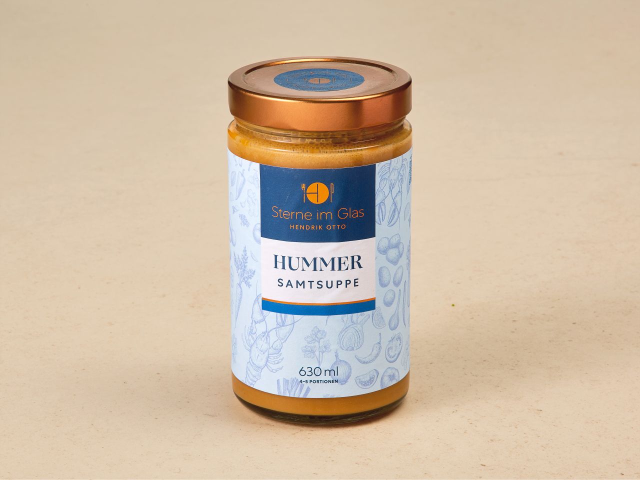 »Hummer Samtsuppe« Sterne im Glas · 630ml »Hummer Samtsuppe« Sterne im Glas · 630ml