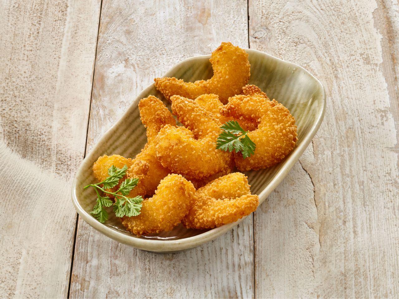 Knusprige Ofengarnelen Knusprige Ofengarnelen