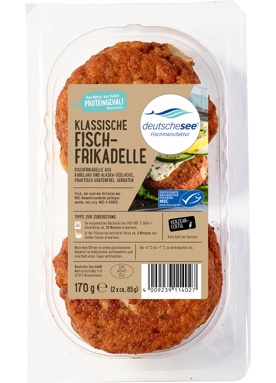 Klassische Fischfrikadelle