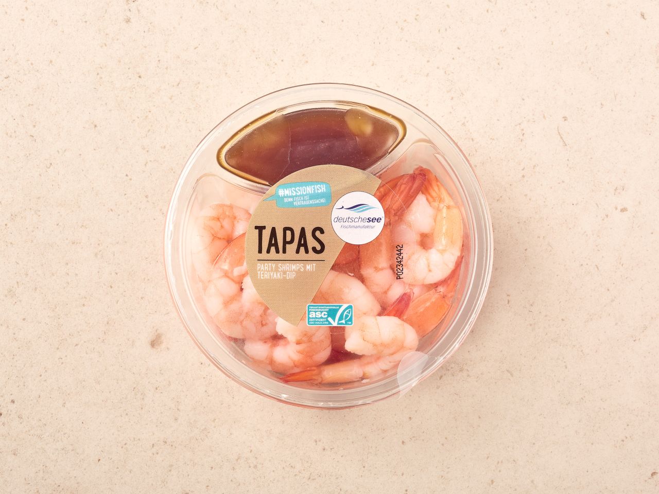 Tapas »Party Shrimps mit Teriyaki-Dip«