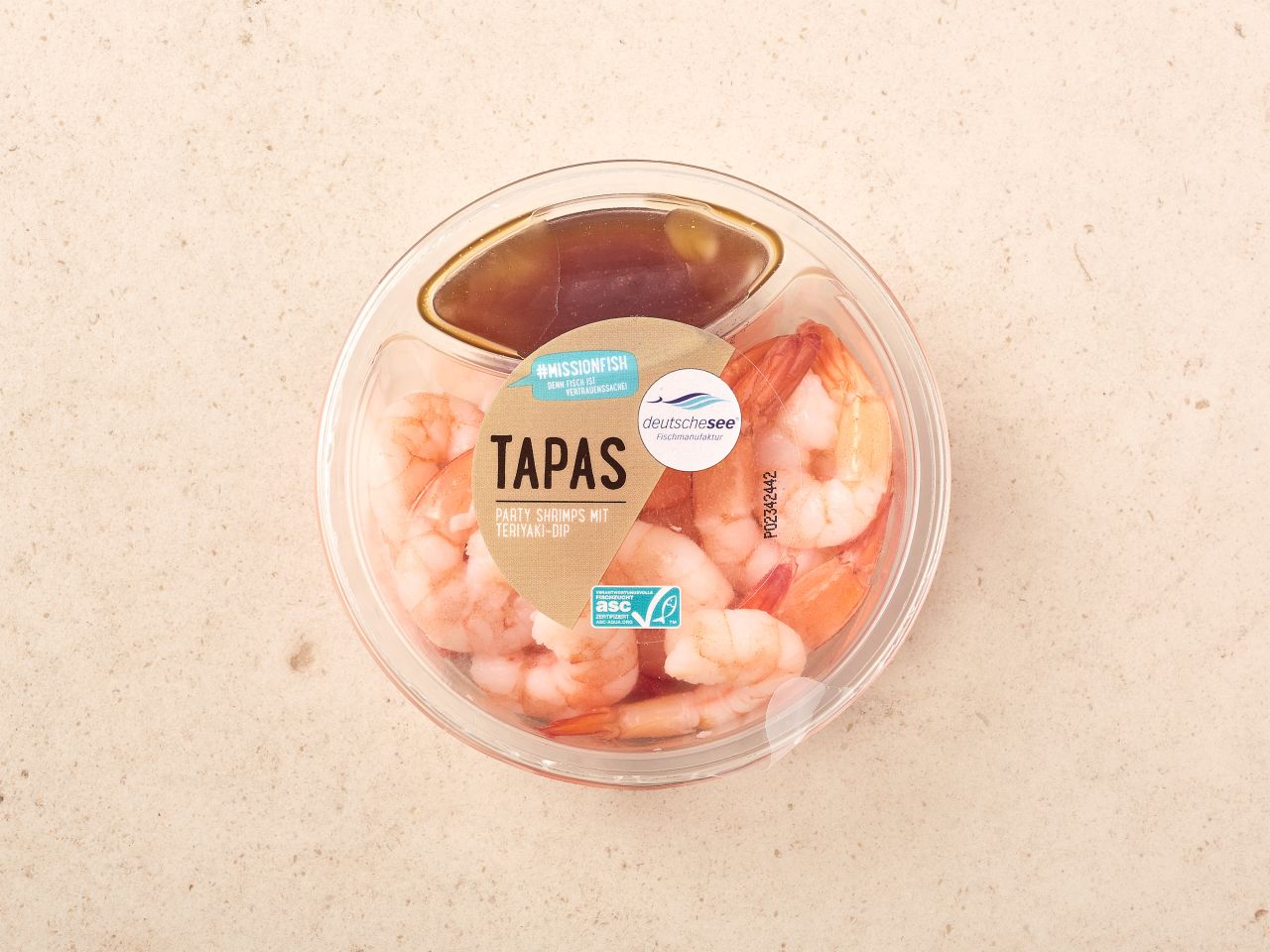 Tapas »Party Shrimps mit Teriyaki-Dip«