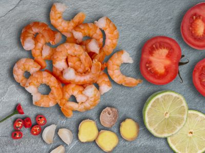 Garnele gebraten & gegrillt Garnele gebraten & gegrillt