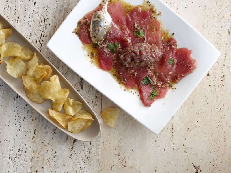 Thunfisch-Carpaccio & Tatar