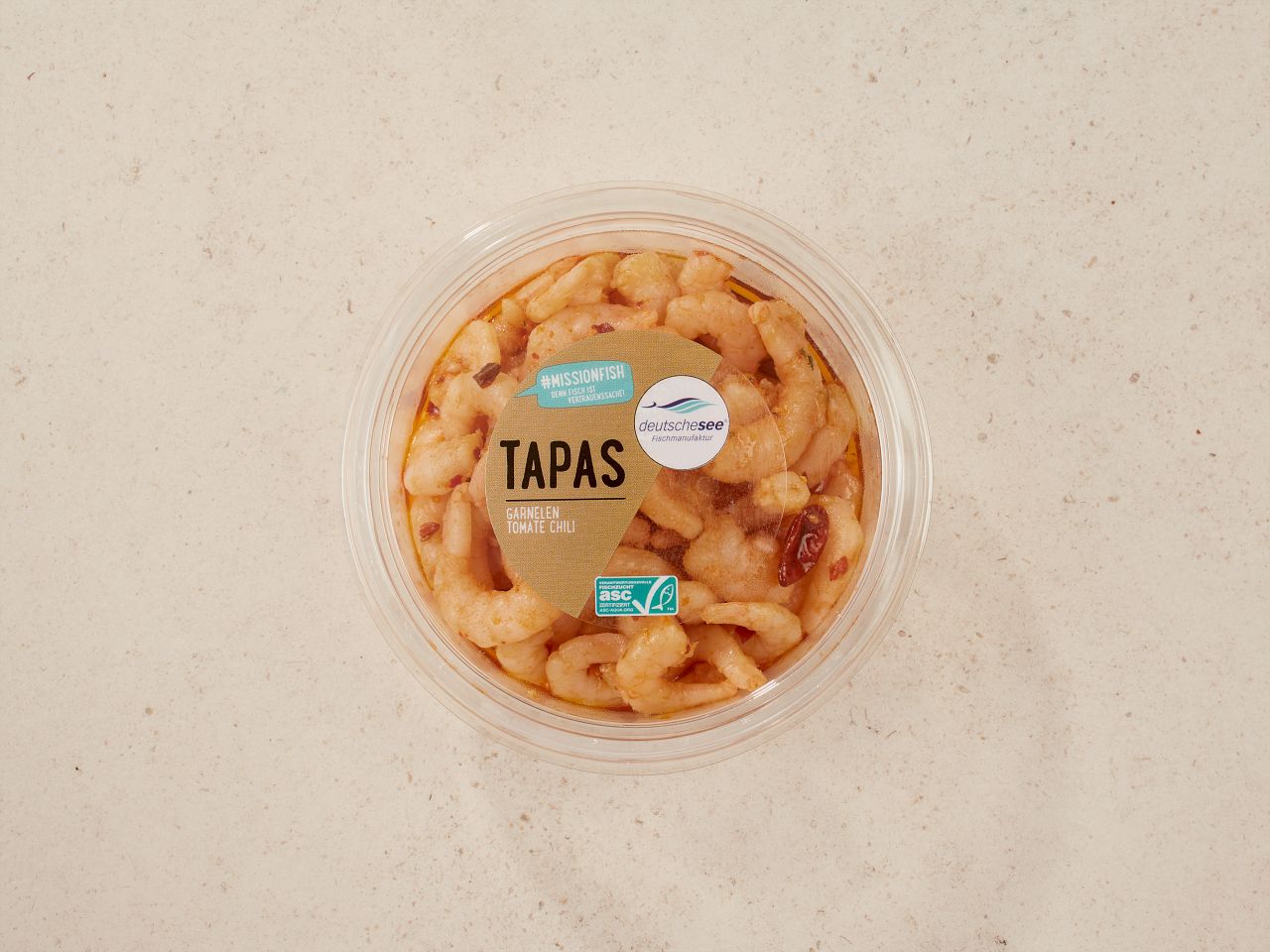 Tapas »Garnelen Tomate Chili«