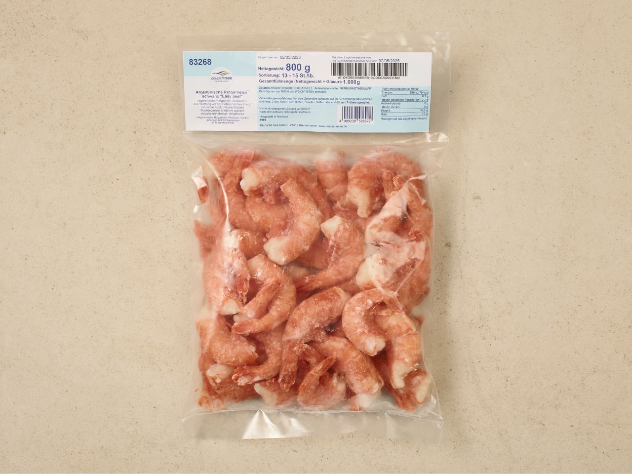 Argentinische Rotgarnelen · mittel · easy peel