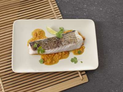 Dorschloins auf Kokoslinsen