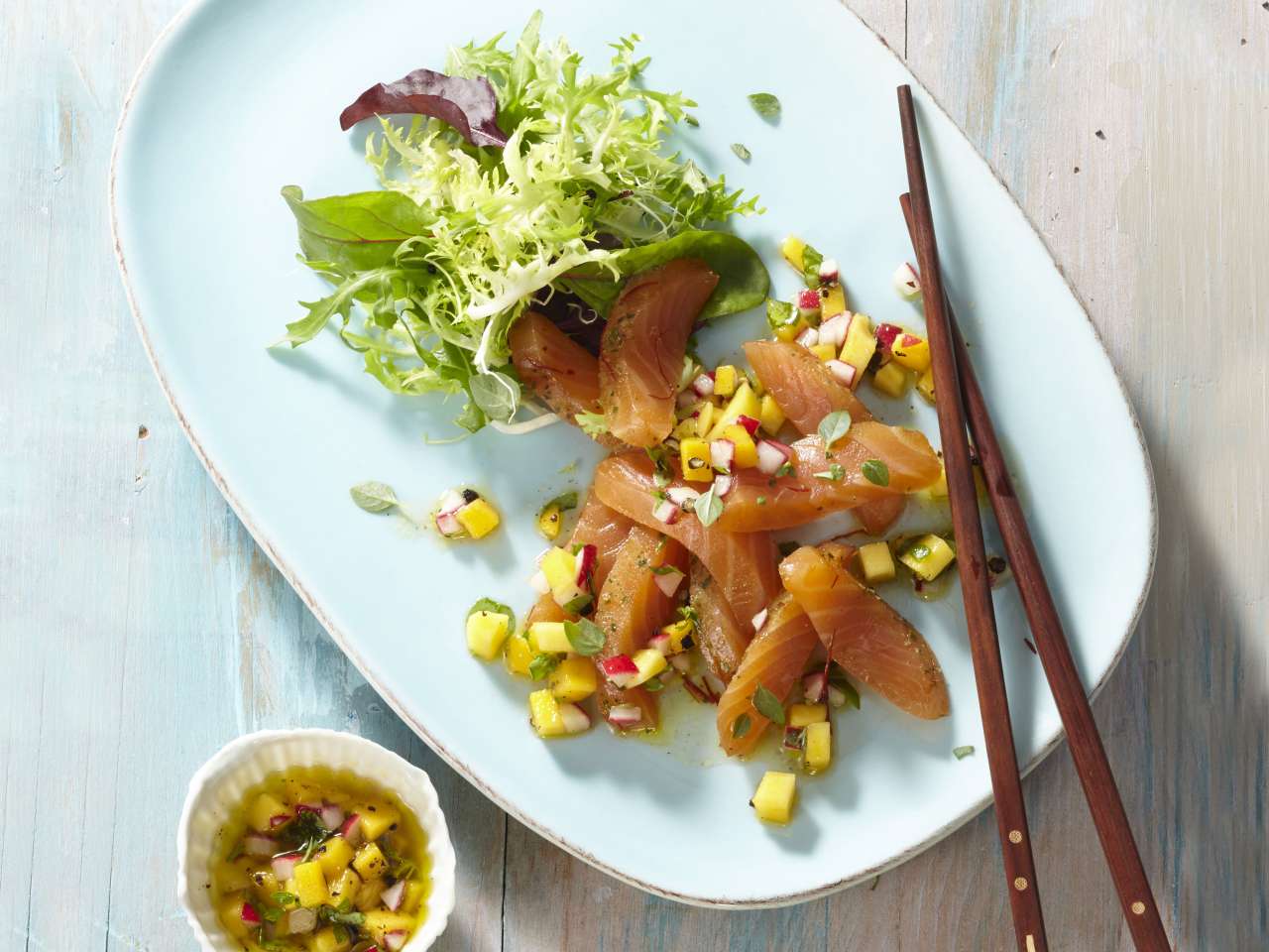 Rezept: Thailachs mit Mango-Salsa