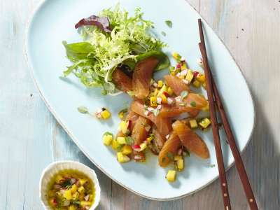 Thailachs mit Mango-Salsa