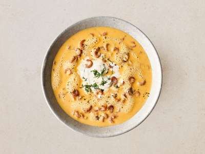 Büsumer Krabbensuppe mit Dill-Sahne
