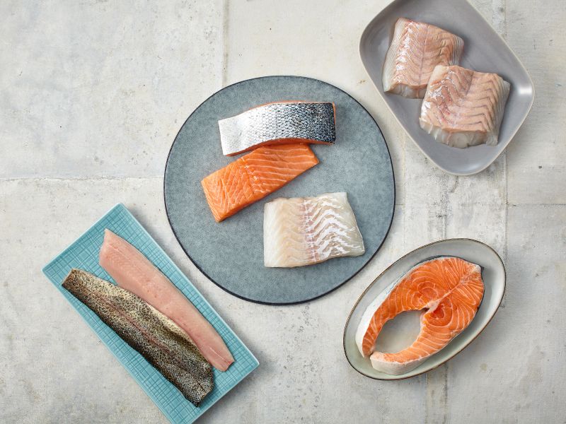 Maschinenfiletierte Portionen Maschinenfiletierte Portionen