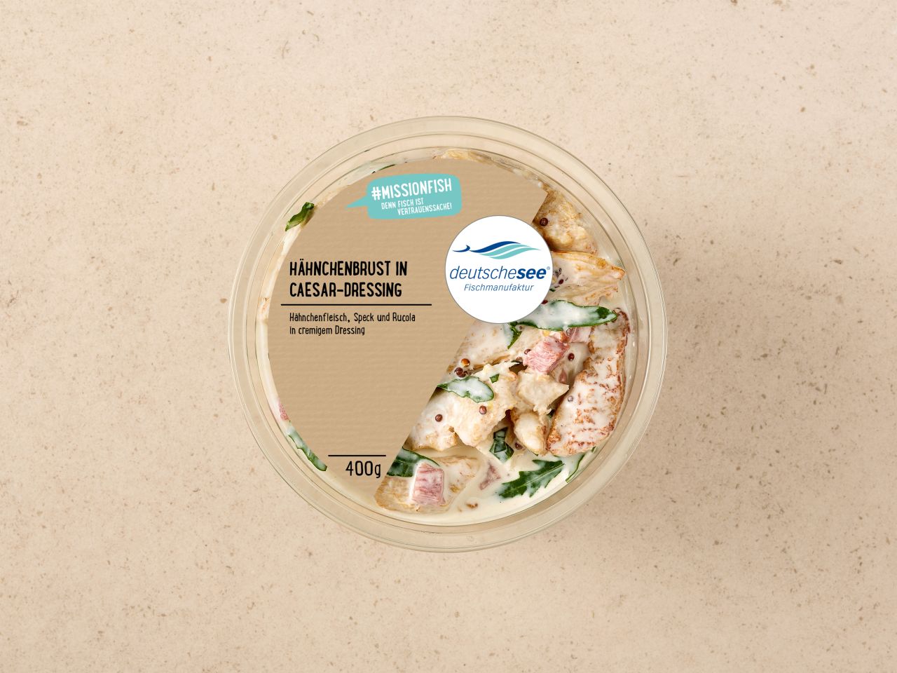 Hähnchenbrust in Caesar-Dressing · 400g