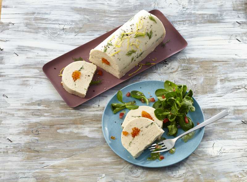 Terrine aus geräucherter Forelle