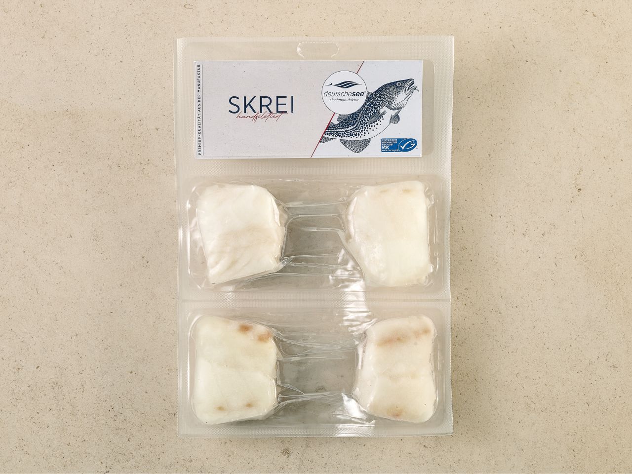 Skrei · Handfiletierte Portionen · TK (Fangsaison 2025) Skrei · Handfiletierte Portionen · TK (Fangsaison 2025)