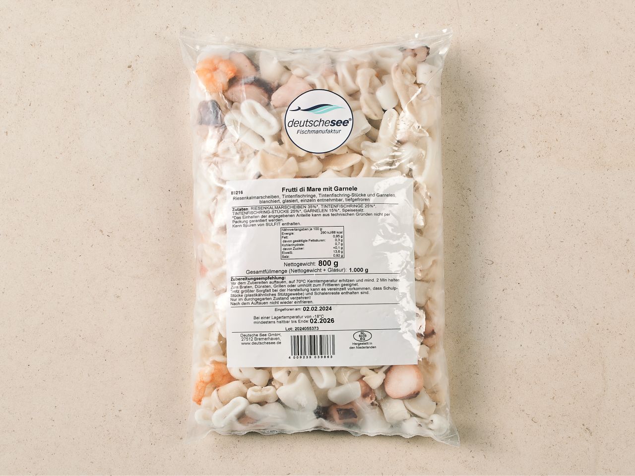 Frutti di Mare · Meeresfrüchte-Mix Frutti di Mare · Meeresfrüchte-Mix